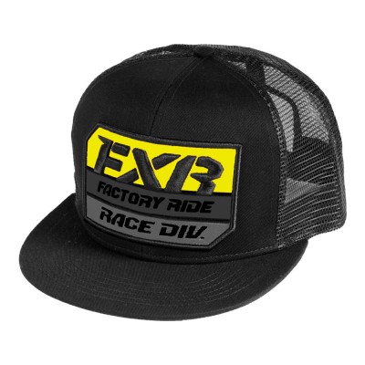 Бейсболка FXR Race Division Black/Hi Vis 191623-1065