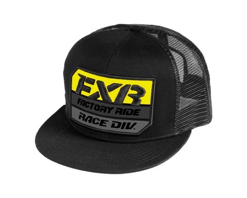 Бейсболка FXR Race Division Black/Hi Vis 191623-1065