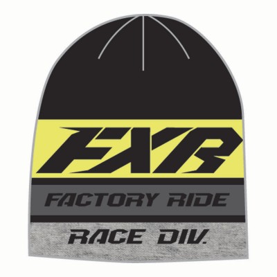 Шапка FXR Race Division Black/Hi Vis 191625-1065