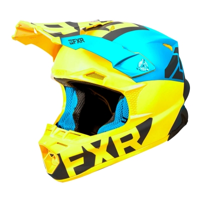 Шлем FXR Blade 2.0 Helium Blue/Hi Vis/Black 190608-4065