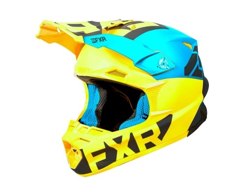 Шлем FXR Blade 2.0 Helium Blue/Hi Vis/Black 190608-4065