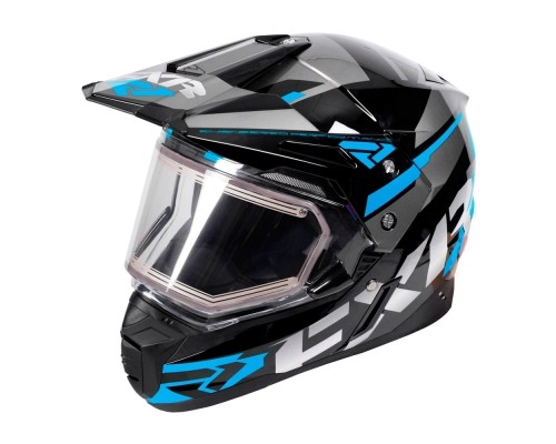 Шлем FXR Team FX-1 Black/Blue/Char 180609-1040