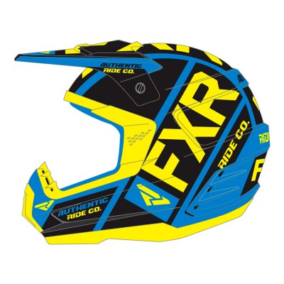 Шлем FXR Torque Evo Blue/Hi Vis/Black 190621-4065