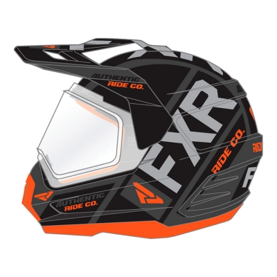 Шлем FXR Torque X Evo Black/Orange/Char 190610-1030