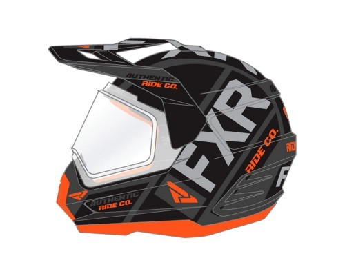 Шлем FXR Torque X Evo Black/Orange/Char 190610-1030