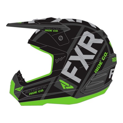 Шлем FXR Torque Evo Black/Lime/Char 190621-1070