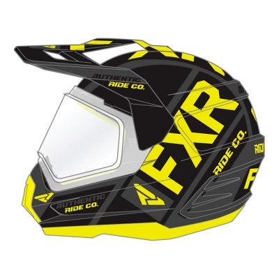 Шлем FXR Torque X Evo Black/Hi Vis 190610-1065