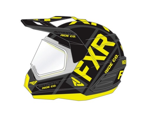 Шлем FXR Torque X Evo Black/Hi Vis 190610-1065