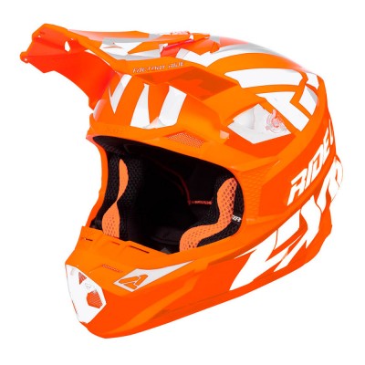 Шлем FXR Blade 2.0 Race Div Orange/White 190605-3001