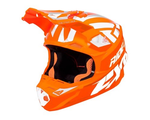 Шлем FXR Blade 2.0 Race Div Orange/White 190605-3001