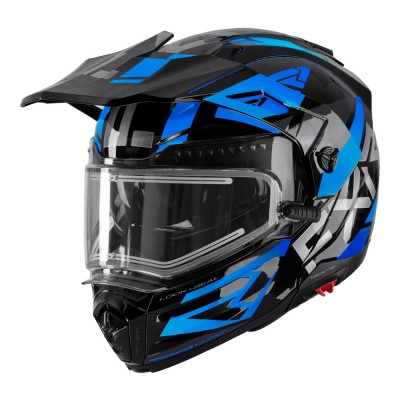 Шлем FXR Maverick X с подогревом Black/Blue 230640-1040