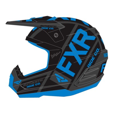 Шлем FXR Torque Evo Black/Blue/Char 190621-1040