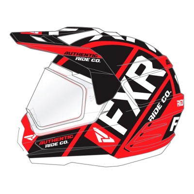 Шлем FXR Torque X Evo Red/Black/White 190610-2010