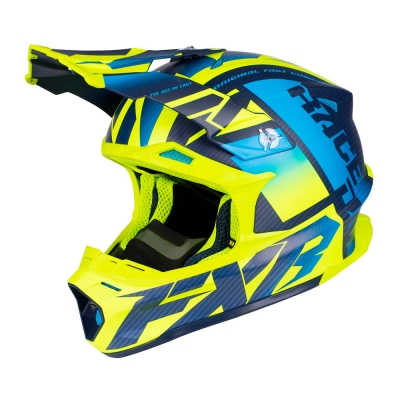 Шлем FXR Blade 2.0 Carbon Race Div Blue/Hi Vis/Navy 190603-4065