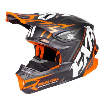 Шлем FXR Blade 2.0 Vertical Black/Orange 190602-1030