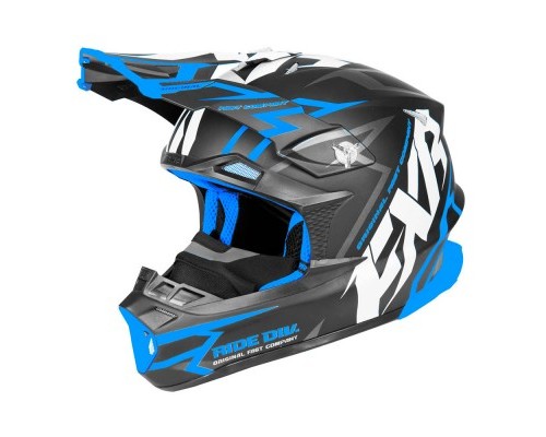 Шлем FXR Blade 2.0 Vertical Black/Blue 190602-1040