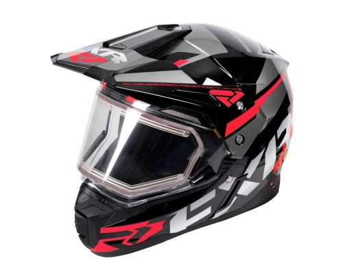 Шлем FXR Team FX-1 Black/Red/Char 180609-1020