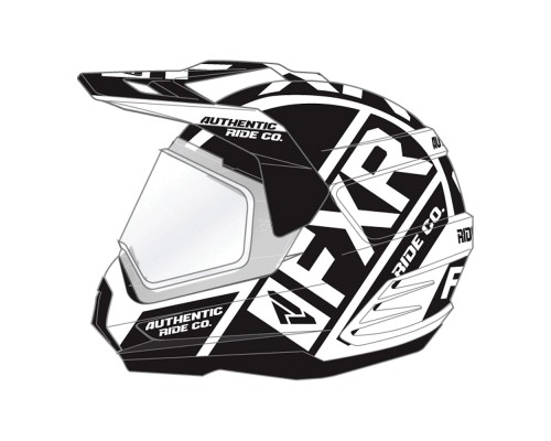 Шлем FXR Torque X Evo White/Black 190610-0110