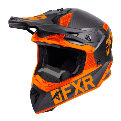 Шлем FXR Helium Carbon Black/Orange 190600-1030