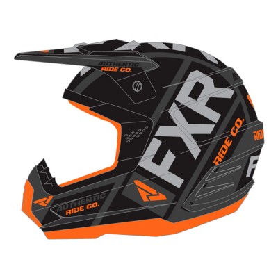 Шлем FXR Torque Evo Black/Flo Orange/Char 190621-1033